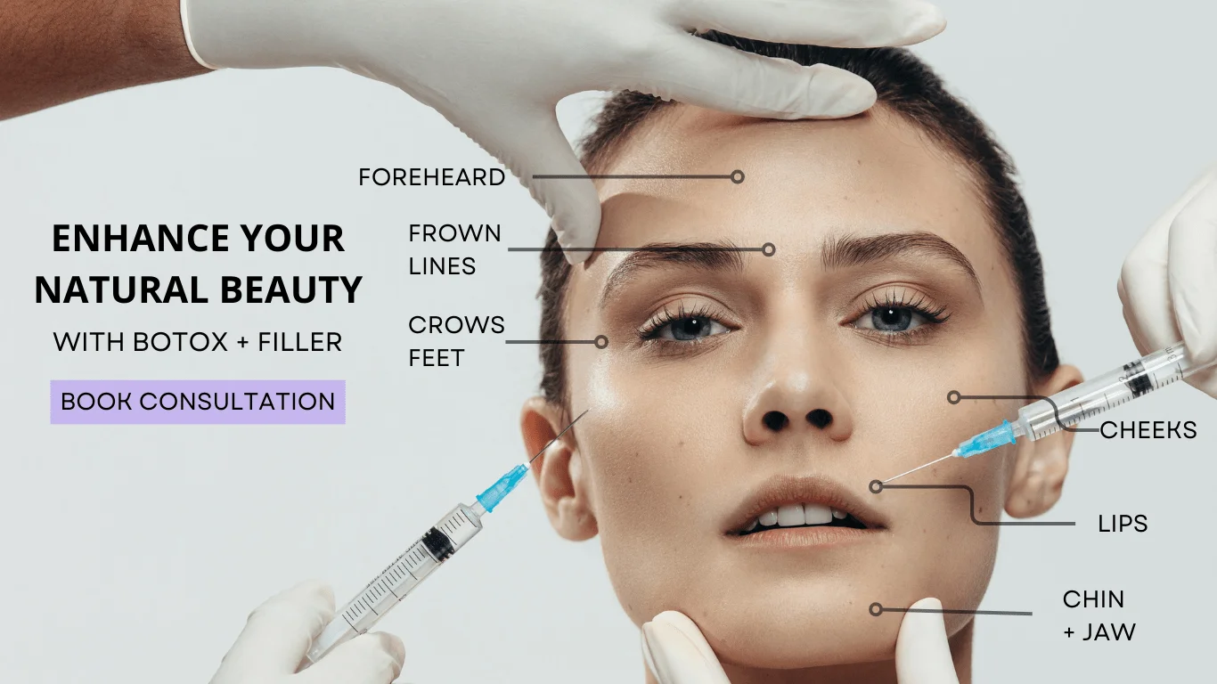 Beauty treatment consultation advertisement